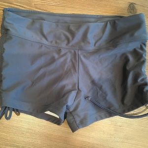 Boyshort swim shorts